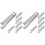 12Pièces Pince Coupe- Parfumée Acier Argent 4