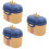 3Pièces Boîte De Rangement Formule Bébé , Étanche Réutilisable 8