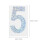 10Sets Reflective Mailbox Numbers Stickers PVC Durable Assorted Colors 8