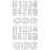 10Sets Reflective Mailbox Numbers Stickers PVC Durable Assorted Colors 5