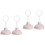 4Pièces Outils Déboucheur Wc Rose Efficacité 4