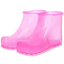 2Paires Chaussures Bain Pieds PVC Rosées Robustes