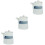 3Pcs White Ceramic Soy Sauce Dispenser Set for Kitchen Liquid Storage 6