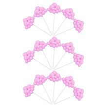 75Pcs Cloud-Shaped Pink Cupcake Toppers Paper Wedding Cake Decor