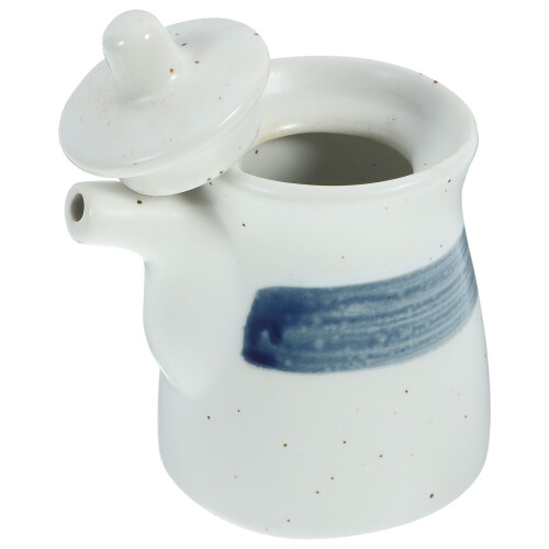 3Pcs Ceramic Vinegar Holders White Heat-Resistant Sauce Containers 1