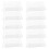 40Pcs Double-Sided Transparent Desk Name Plates Pet Material 1