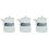 3Pcs White Ceramic Soy Sauce Dispenser Set for Kitchen Liquid Storage 5