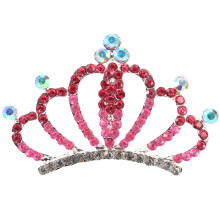 2Stk Haarkrone Rosa Strahlend Leicht Für Feier