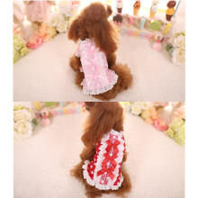 2Pcs Comfortable Pink Rabbit Vest Cotton-Flax Fabric for Small Pets