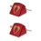2 Sets Percussion Wooden Knocker Stick Buddhist Musical Instrument 6