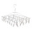 2Pcs Windproof Stainless Steel Laundry Hanger Clips Socks Drying Rack 8