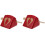 2 Sets Percussion Wooden Knocker Stick Buddhist Musical Instrument 3
