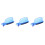 3Pcs Multi-Functional Blue Hairdressing Clips for Styling and Coloring 9
