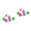 8Pcs Durable Plastic Laundry Balls Dryer Balls Softening Fabrics 9