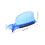 3Pcs Multi-Functional Blue Hairdressing Clips for Styling and Coloring 2