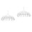 2Pcs Windproof Stainless Steel Laundry Hanger Clips Socks Drying Rack 2