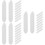 30Pcs Polyester Paint Pen Tips White Replacement Nibs for Marker Pens 8
