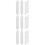 30Pcs Polyester Paint Pen Tips White Replacement Nibs for Marker Pens 9