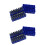 66Pièces Embouts Star Hex Bleus Pour Visseuse Sans Fil Avec Support 5