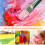 4Pcs Paint Brush Set for Kids with Flat and Round Tips Assorted Colors 7