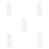 5Pcs Spacious White Bed Canopy Polyester for Home and Camping 8