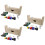 3Sets Adjustable Bracelet Weaving Rack Assorted Colors DIY Craft Kit 7
