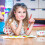 4Pcs Paint Brush Set for Kids with Flat and Round Tips Assorted Colors 5