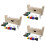 3Sets Adjustable Bracelet Weaving Rack Assorted Colors DIY Craft Kit 6