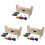 3Sets Adjustable Bracelet Weaving Rack Assorted Colors DIY Craft Kit 2