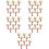50 Pcs Mini Tree Scenery Fake Trees For Diy Sand Model 9