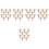 50 Pcs Mini Tree Scenery Fake Trees For Diy Sand Model 6