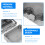 1Set Lightweight ABS Outlet Waterproof for Kitchen Bathroom 8