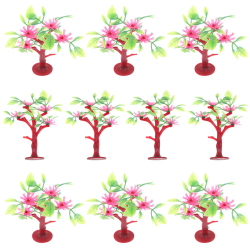 50 Pcs Mini Tree Scenery Fake Trees For Diy Sand Model 2