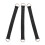 6Pcs Pulling Assist Bands Black Nylon Gym Training Hanging Straps 1
