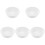 5Pcs Stackable White Steamer Basket Insert for Vegetable Steaming 4