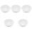 5Pcs Stackable White Steamer Basket Insert for Vegetable Steaming 5