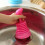 3Pcs Drainage Cleaner Rose Red Basin Plunger for Kitchen Sink Use 11