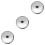 3Pcs Household Stainless Steel Pan Lid Multi-Function Round Pot Cover 10
