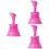 3Pcs Drainage Cleaner Rose Red Basin Plunger for Kitchen Sink Use 6