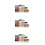 3Pcs Assorted Color Concealer Makeup Palette with Bamboo Nylon Brushes 4