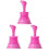 3Pcs Drainage Cleaner Rose Red Basin Plunger for Kitchen Sink Use 2