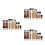 3Pcs Assorted Color Concealer Makeup Palette with Bamboo Nylon Brushes 5