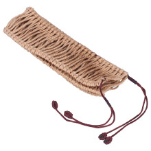 Handpan Decoration with Durable Handwoven Hemp Rope, Elegant Braided Rattan Ring for 13 Tone Steel Tongue Drum Accessories