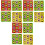 30 Pcs Earth Tones Child Combo Plate 3