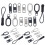 128 Pcs Zipper Set Detachable Handbag 3