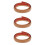 3Pcs Durable PVC Carpet to Tile Threshold Strip Flexible Floor Edging 10