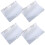 4Pièces Étui PVC Transparent A5 Protège Bouton Pression 5