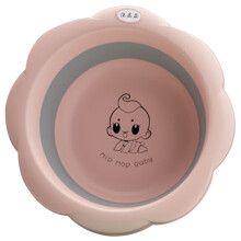 3Pcs Pink Folding Wash Basins Large Capacity Durable