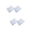 4Pièces Étui PVC Transparent A5 Protège Bouton Pression 7