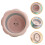 3Pcs Pink Folding Wash Basins Large Capacity Durable 11